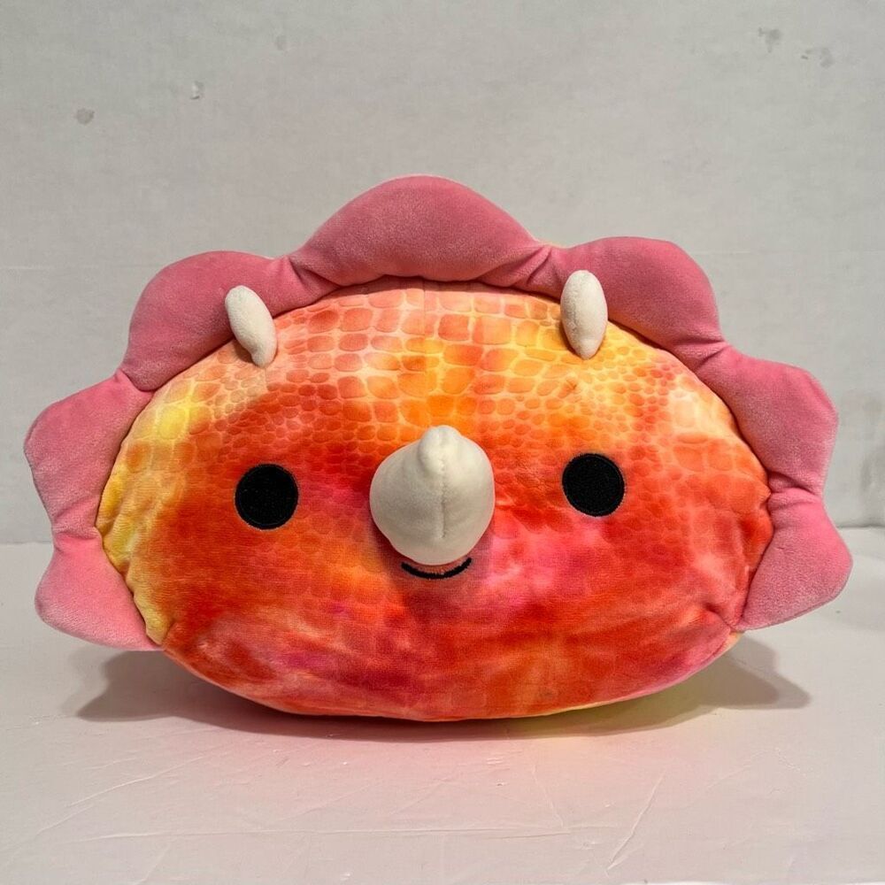 Squishmallows Stackables Trinity Pink Triceratops   12”